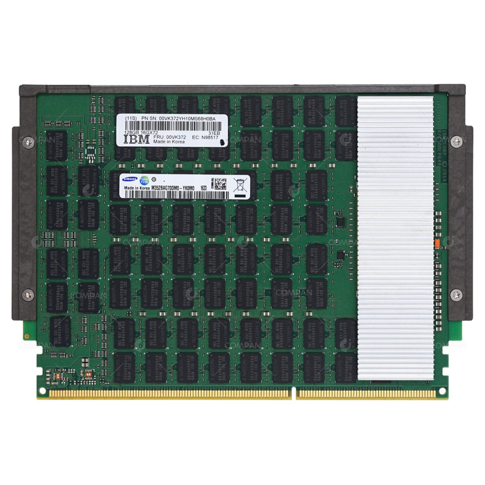 00VK372 IBM DDR3 128GB 16GX72 PC3-12800 1600MHZ CDIMM FOR IBM POWER8